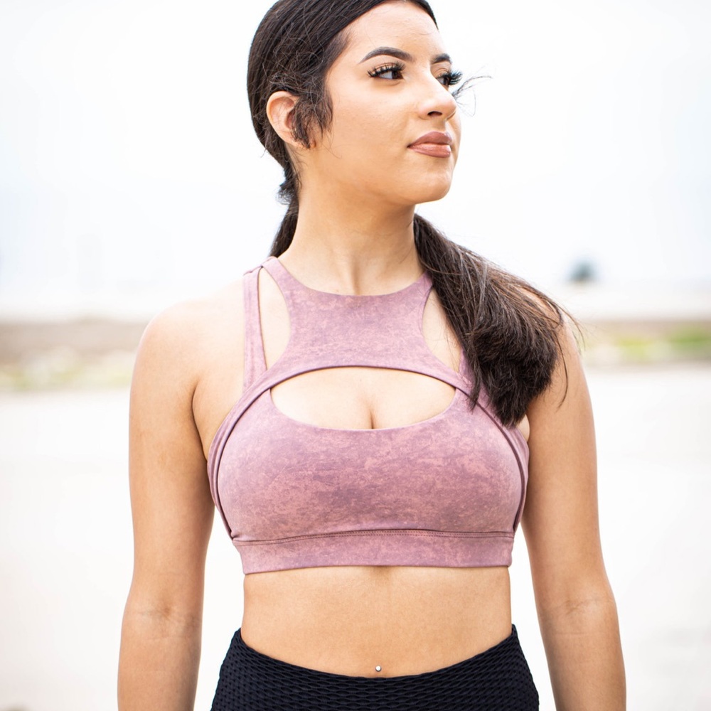 Women's Mauve Sports Bra